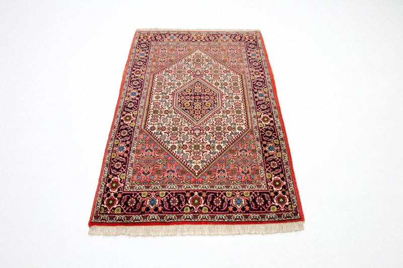 Persisk teppe - Bijar - 140 x 88 cm - rød
