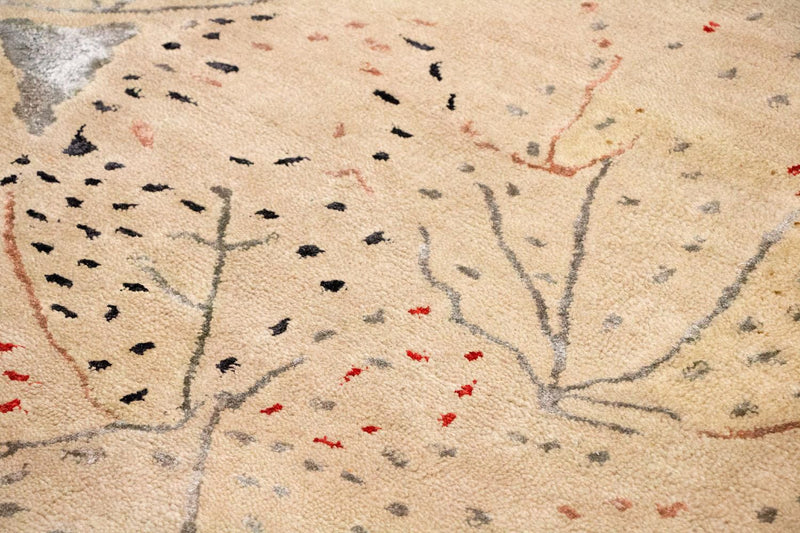 Designer teppe - 242 x 155 cm - beige