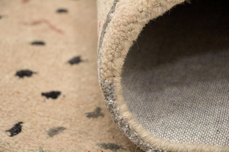 Designer teppe - 242 x 155 cm - beige