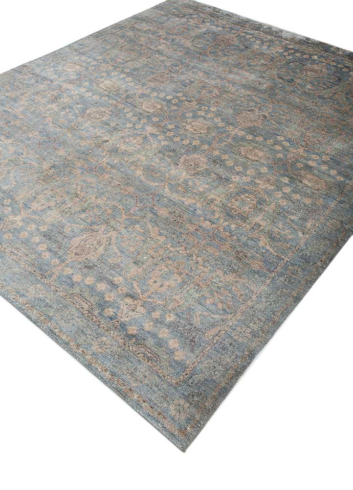 Designer teppe - 300 x 240 cm - blå
