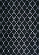 Ullteppe - 375 x 270 cm - svart og hvitt