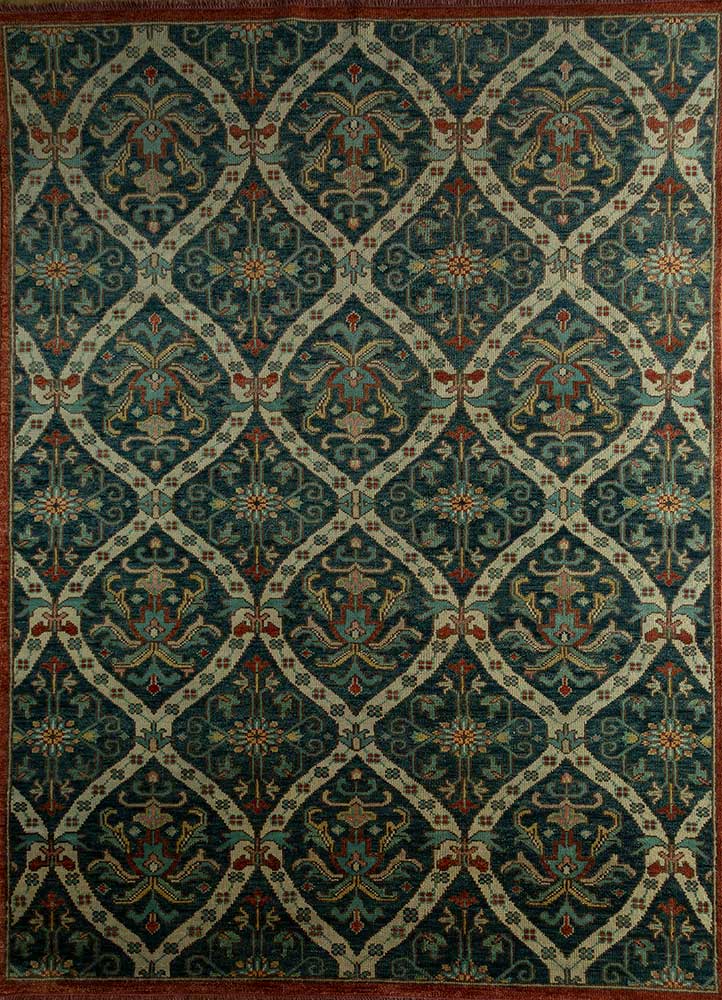 Ullteppe - 300 x 200 cm - mørkegrønn