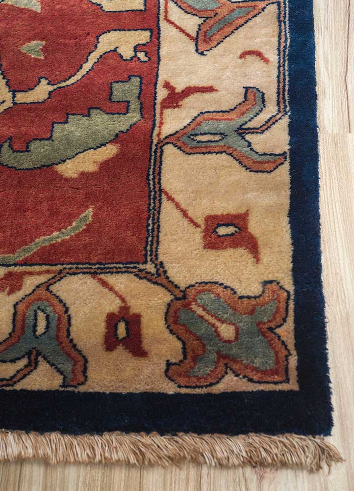 Ullteppe - 435 x 360 cm - blå