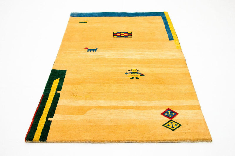 Indo Gabbeh Teppe 193x121cm - Ullteppe