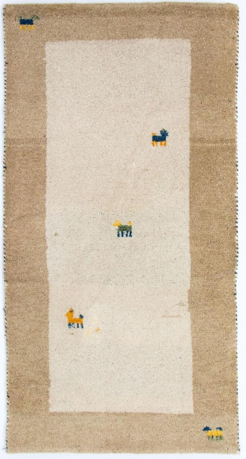 Indo Gabbeh Teppe 140x70cm - Ullteppe