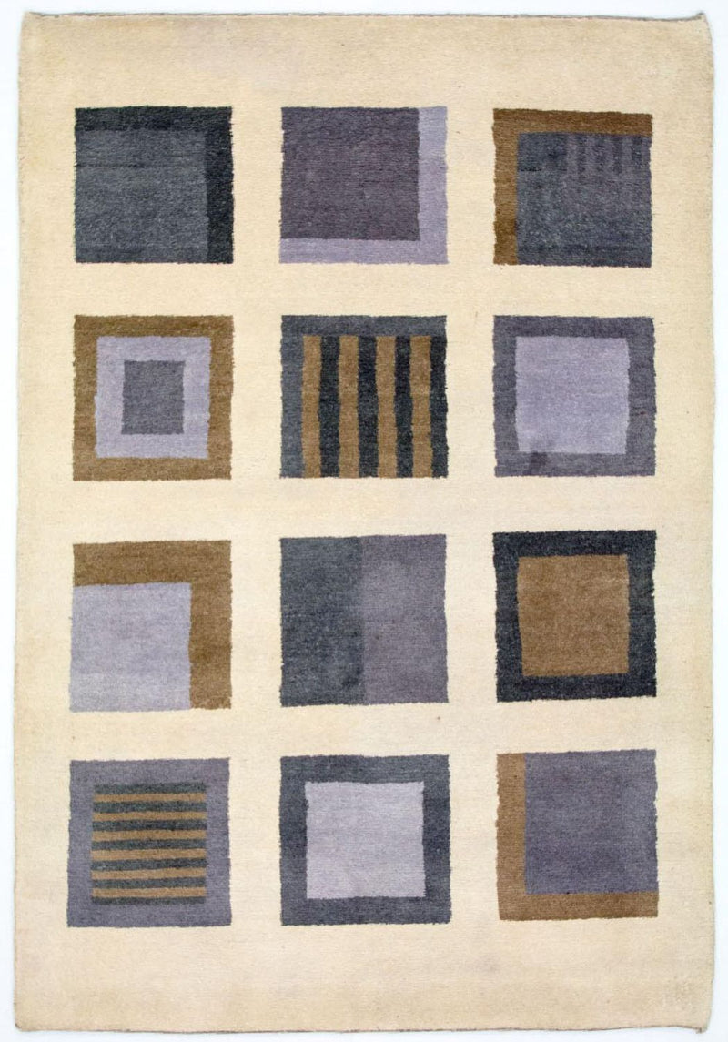 Indo Gabbeh Teppe 135x204cm - Ullteppe