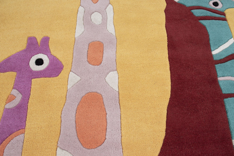 Kinderteppich Giraffen