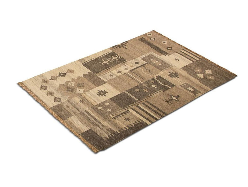 Moderne kilim Teppe 200x140cm - Ullteppe