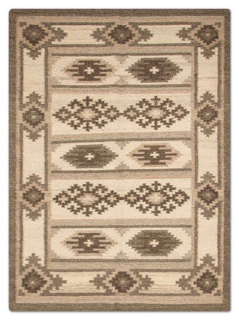 Moderne kilim Teppe 200x140cm - Ullteppe