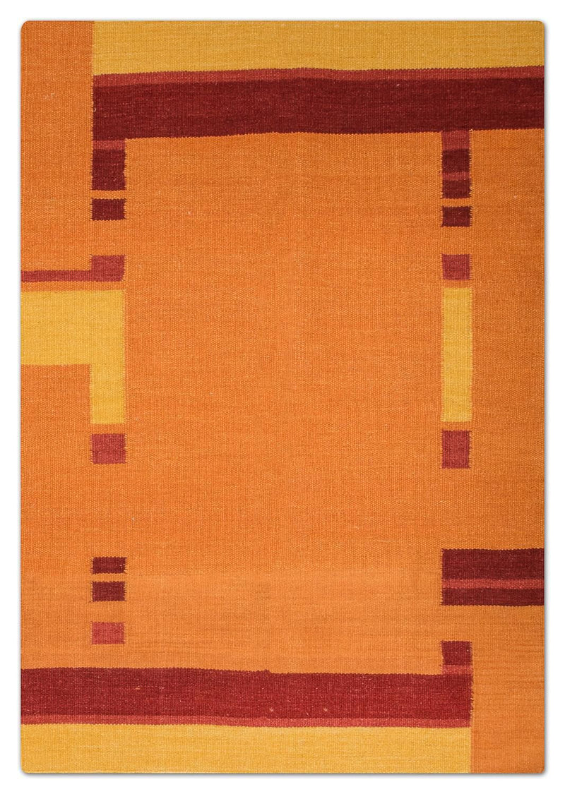 Moderne kilim Teppe 205x145cm - Ullteppe
