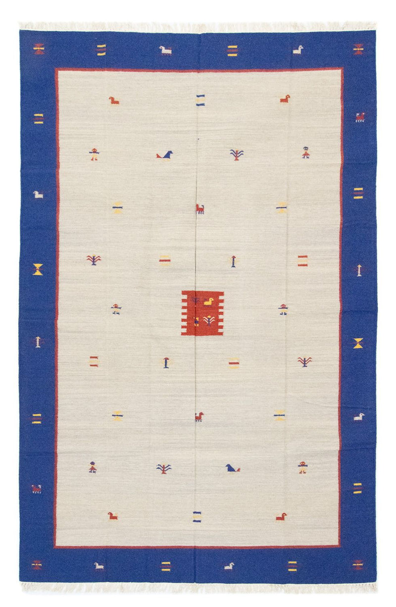 Moderne kilim Teppe 300x200cm - Ullteppe