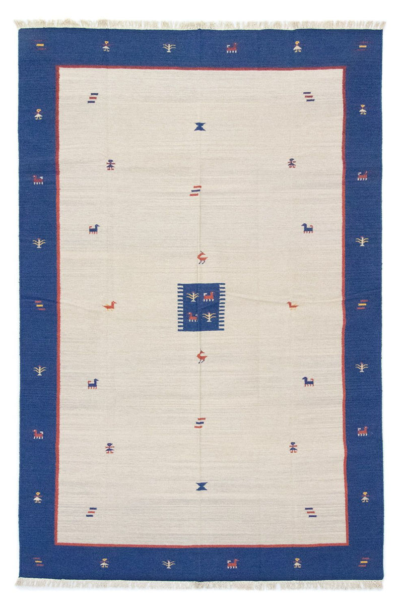 Moderne kilim Teppe 200x300cm - Ullteppe