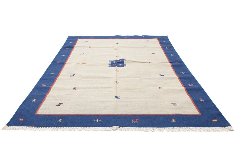 Moderne kilim Teppe 200x300cm - Ullteppe