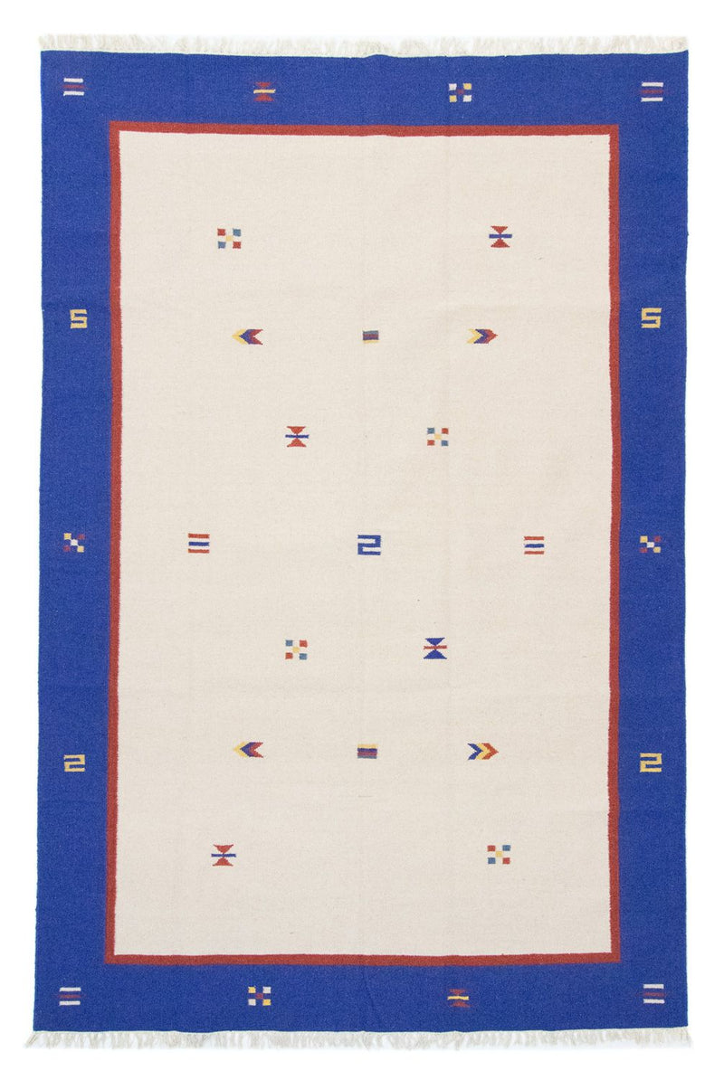 Moderne kilim Teppe 300x200cm - Ullteppe