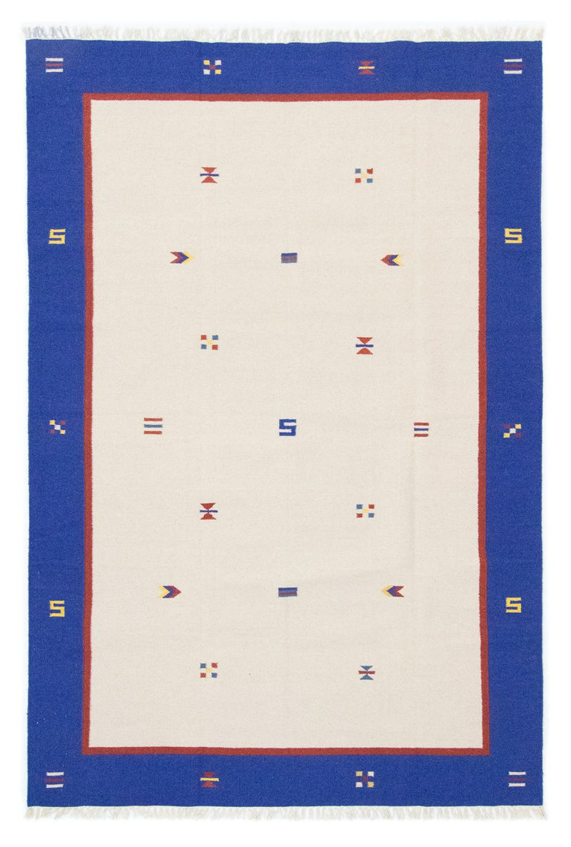 Moderne kilim Teppe 300x200cm - Ullteppe