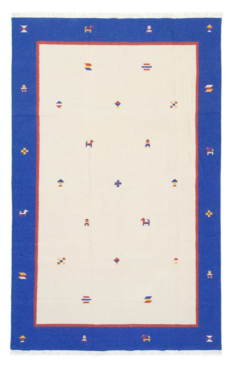 Moderne kilim Teppe 300x200cm - Ullteppe