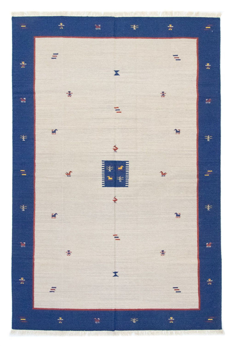 Moderne kilim Teppe 300x200cm - Ullteppe