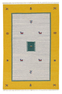 Moderne kilim Teppe 180x120cm - Ullteppe – product image