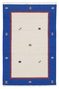 Moderne kilim Teppe 180x120cm - Ullteppe – product image