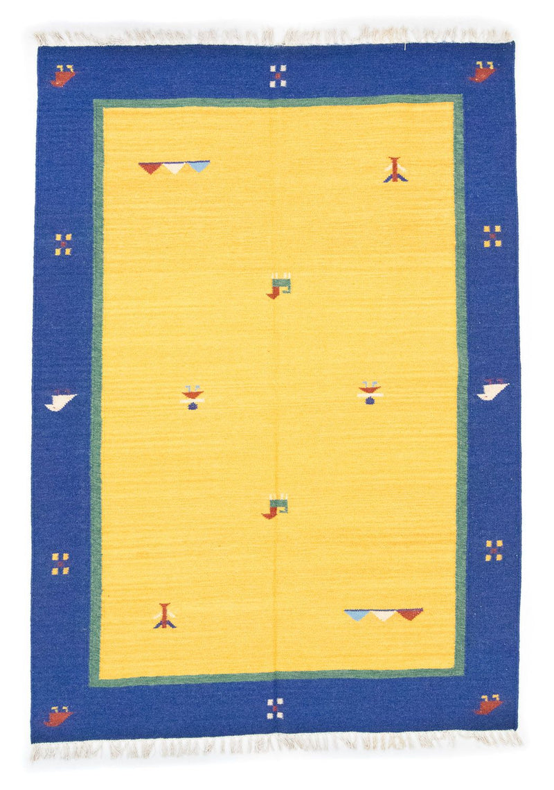 Moderne kilim Teppe 200x140cm - Ullteppe