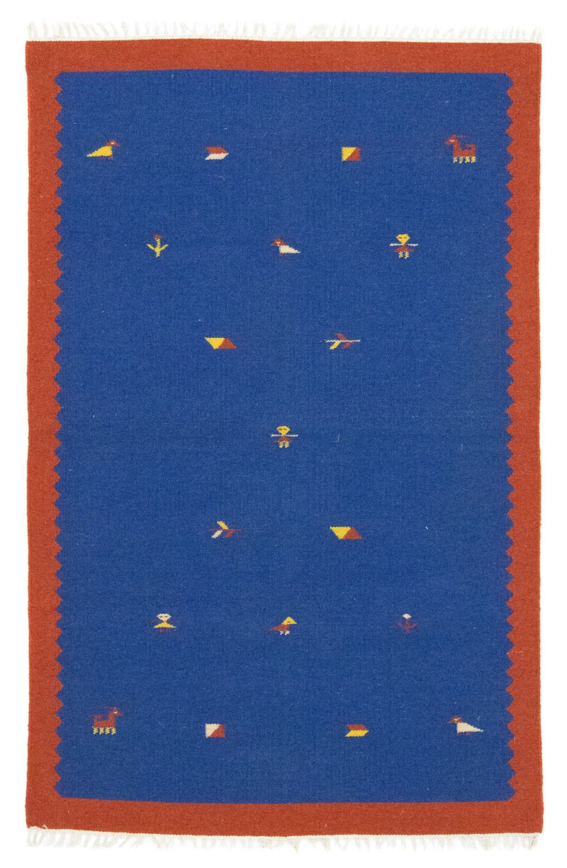 Moderne kilim Teppe 180x120cm - Ullteppe