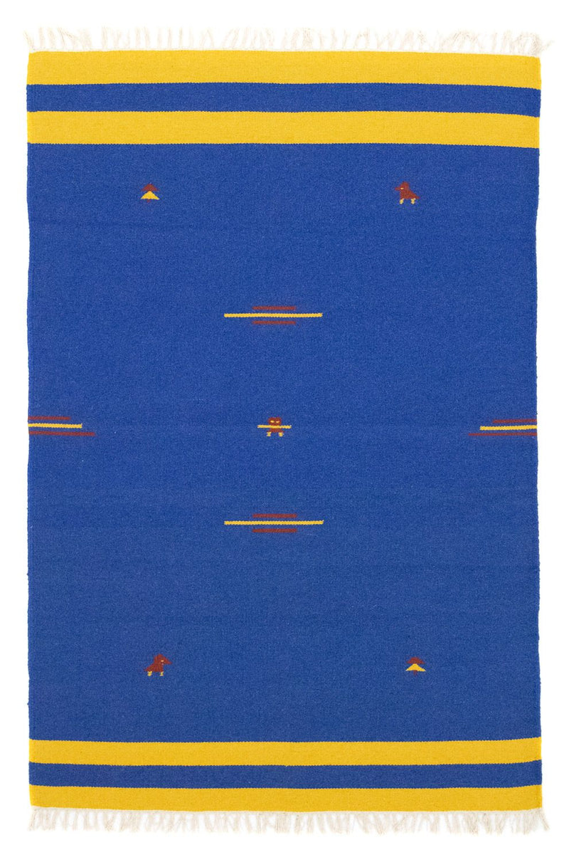 Moderne kilim Teppe 180x120cm - Ullteppe