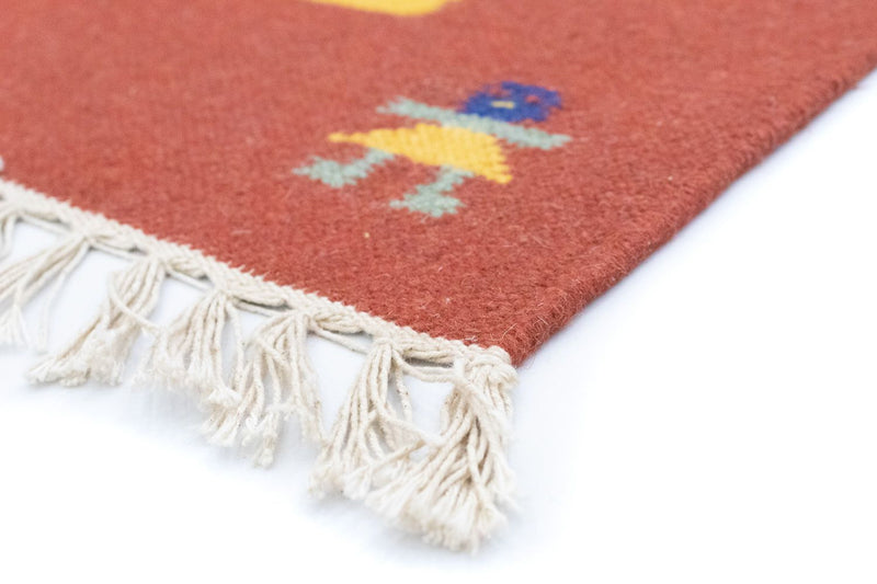 Moderne kilim Teppe 200x140cm - Ullteppe
