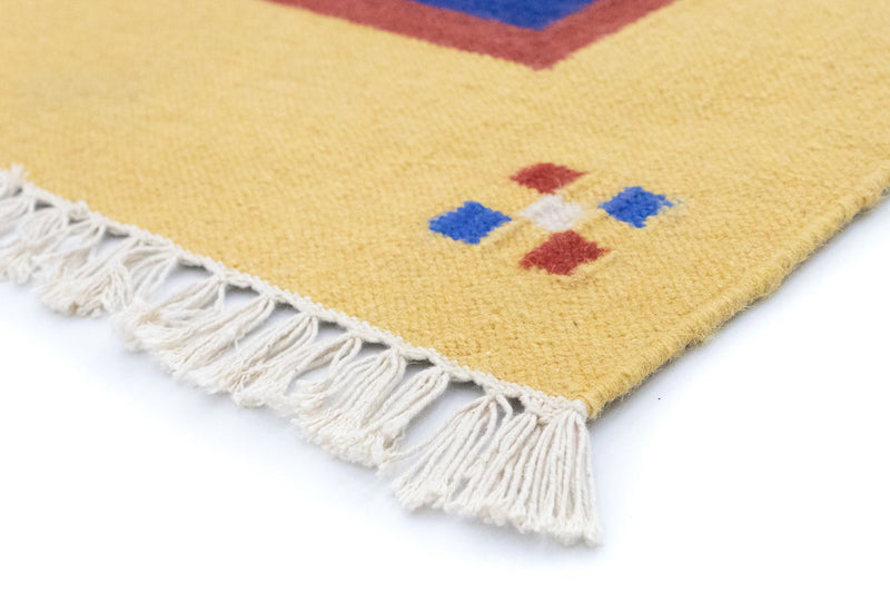 Moderne kilim Teppe 200x140cm - Ullteppe
