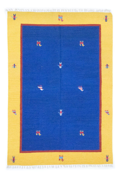 Moderne kilim Teppe 140x200cm - Ullteppe