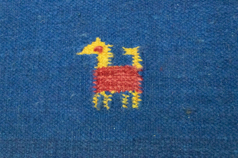 Kelim teppe - Trendy - 200 x 140 cm - blå