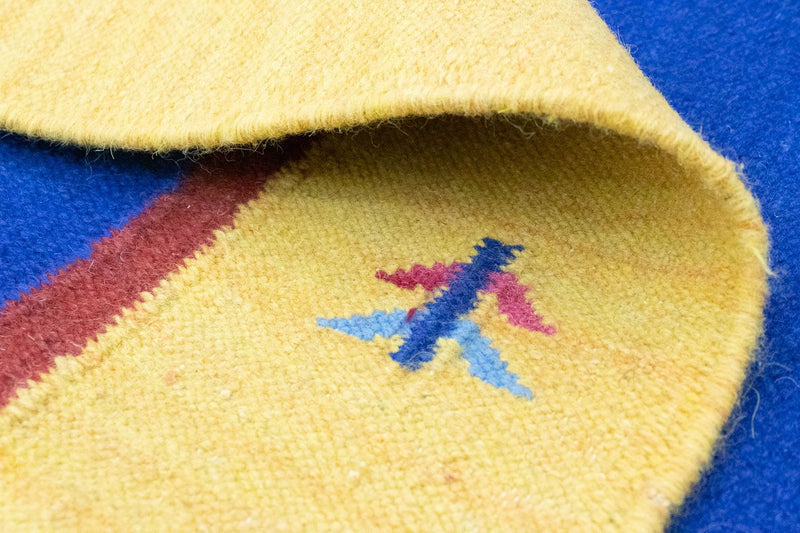 Kelim teppe - Trendy - 200 x 140 cm - blå