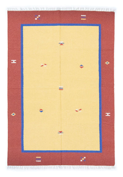 Moderne kilim Teppe 140x200cm - Ullteppe