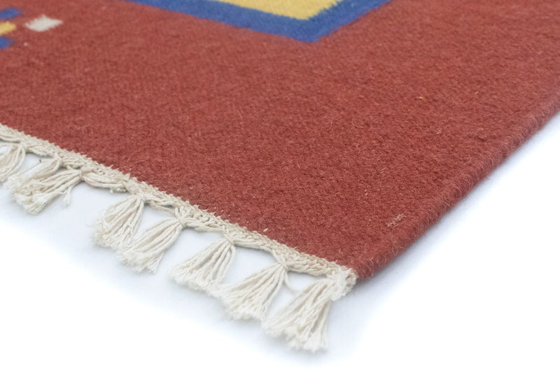 Moderne kilim Teppe 200x140cm - Ullteppe