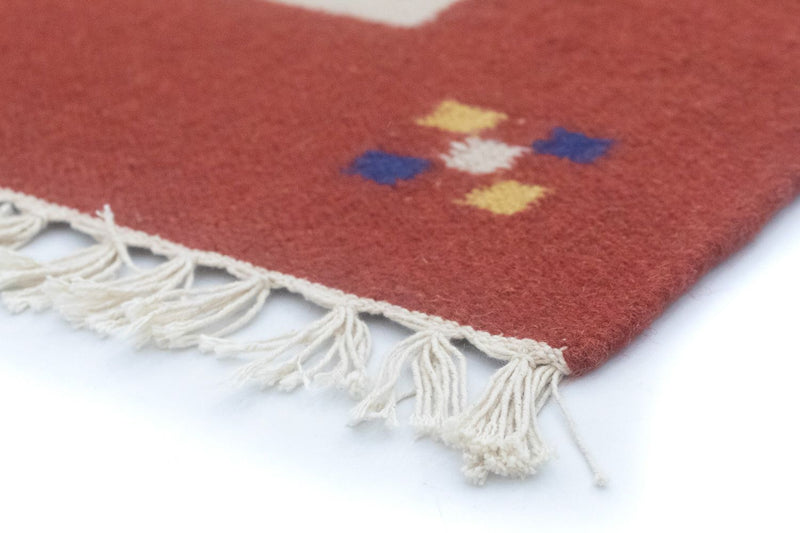 Moderne kilim Teppe 200x140cm - Ullteppe