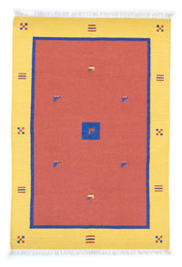Kelim teppe - Trendy - 200 x 140 cm - rød – product image