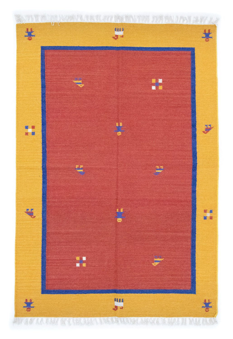 Moderne kilim Teppe 140x200cm - Ullteppe