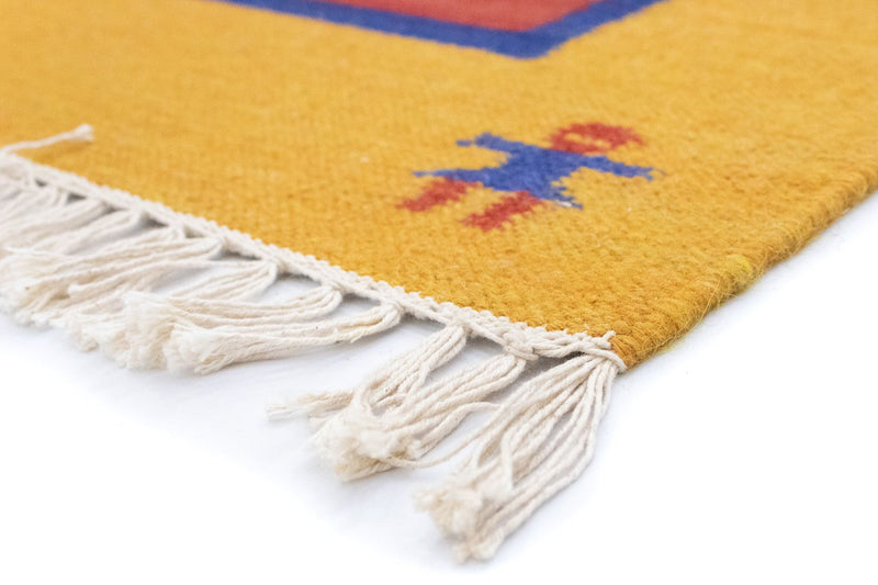 Moderne kilim Teppe 140x200cm - Ullteppe