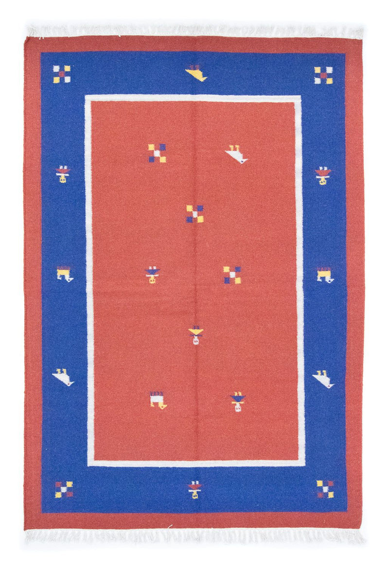 Moderne kilim Teppe 200x140cm - Ullteppe