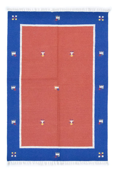 Moderne kilim Teppe 140x200cm - Ullteppe