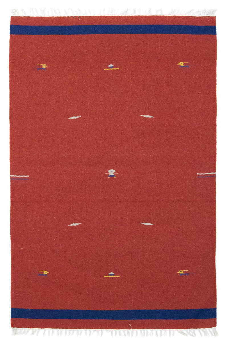 Moderne kilim Teppe 180x120cm - Ullteppe