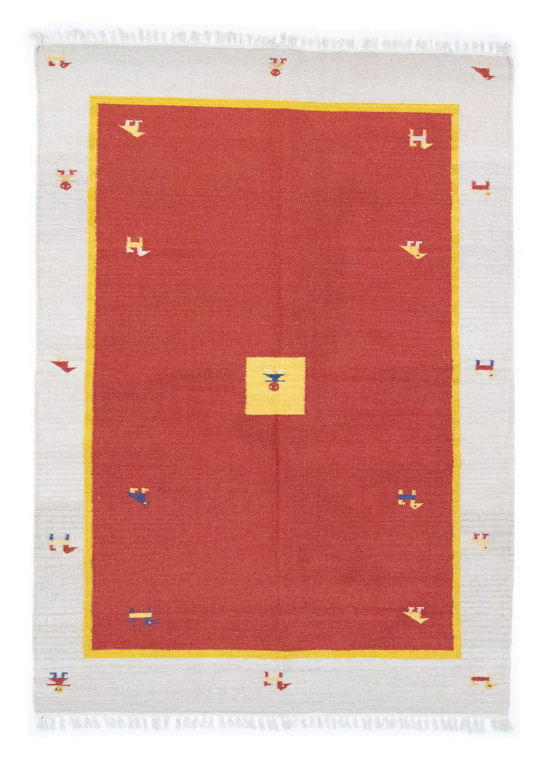 Moderne kilim Teppe 200x140cm - Ullteppe