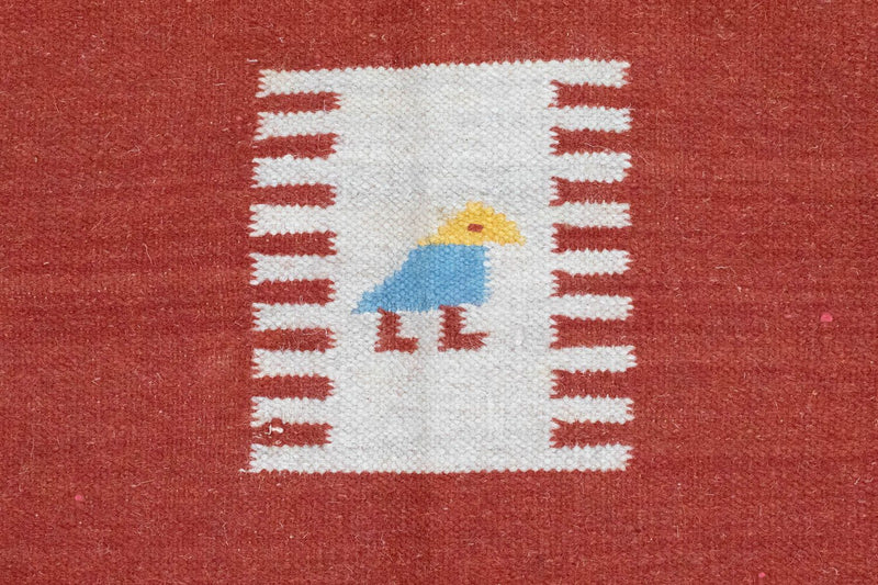 Moderne kilim Teppe 200x140cm - Ullteppe