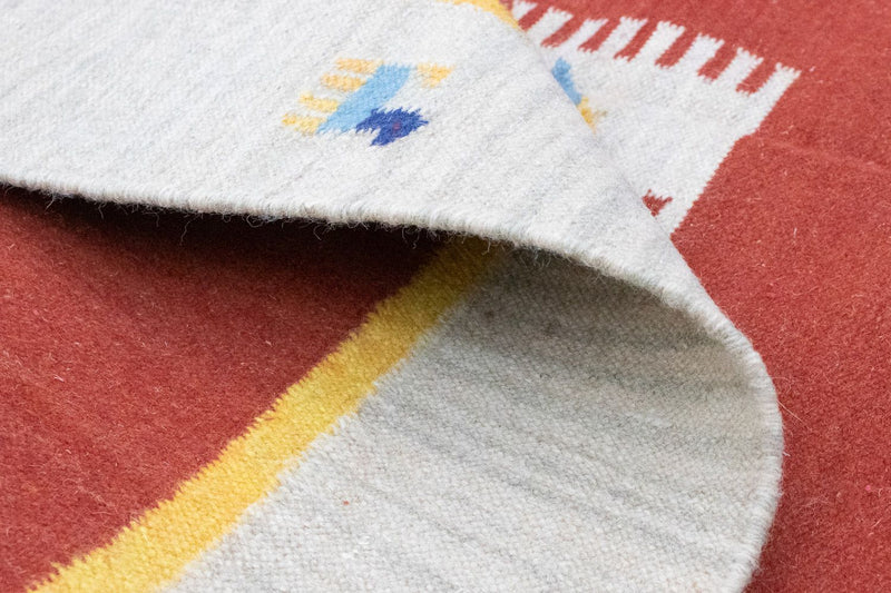 Moderne kilim Teppe 200x140cm - Ullteppe