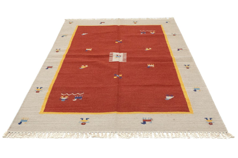 Moderne kilim Teppe 200x140cm - Ullteppe