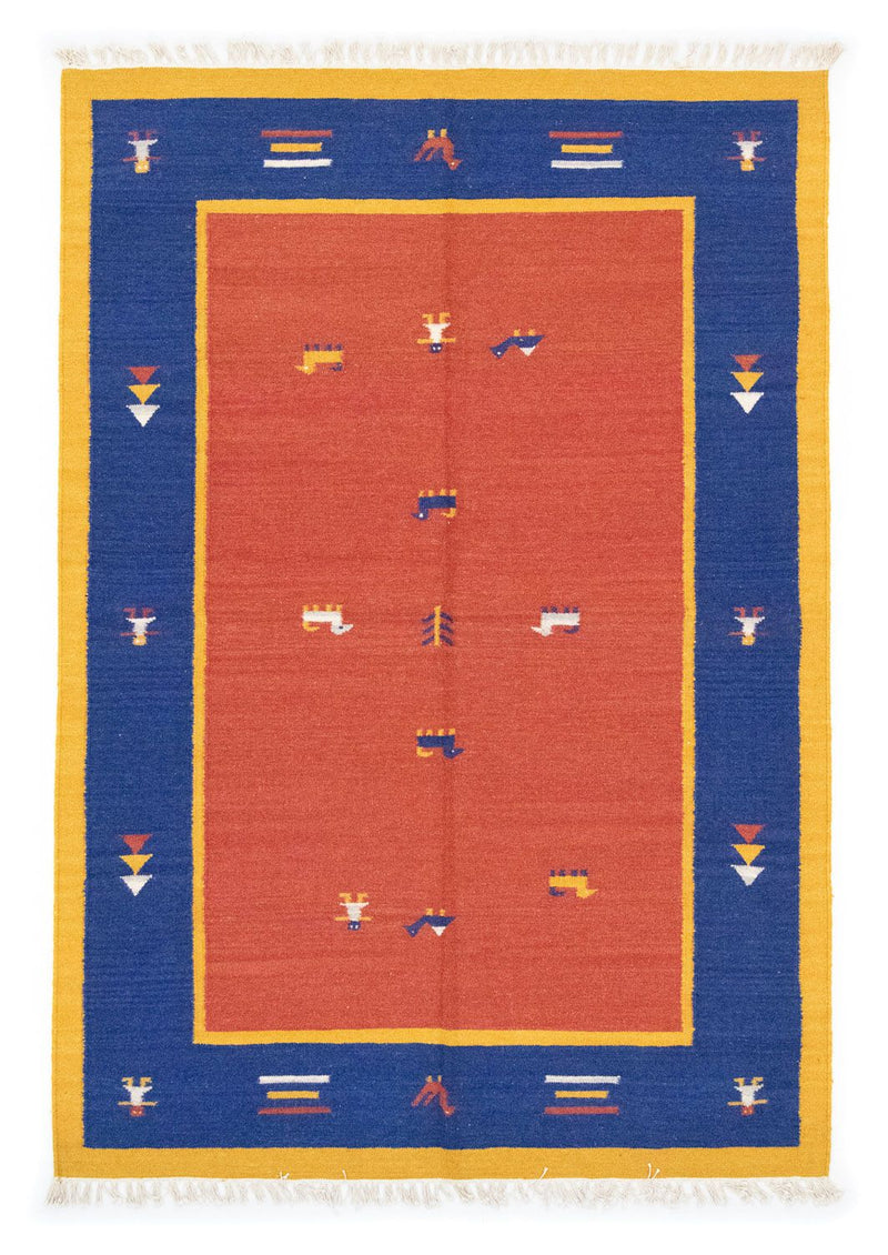 Moderne kilim Teppe 200x140cm - Ullteppe