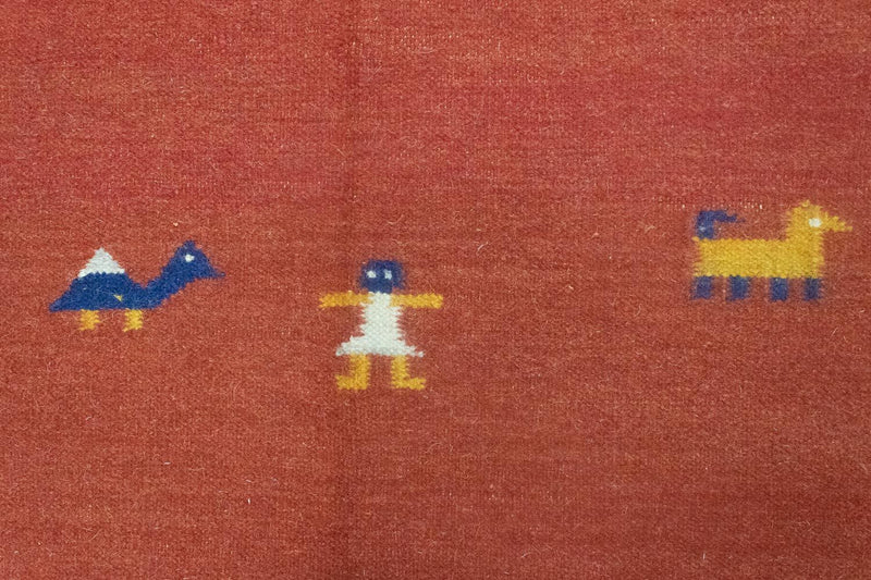 Moderne kilim Teppe 200x140cm - Ullteppe
