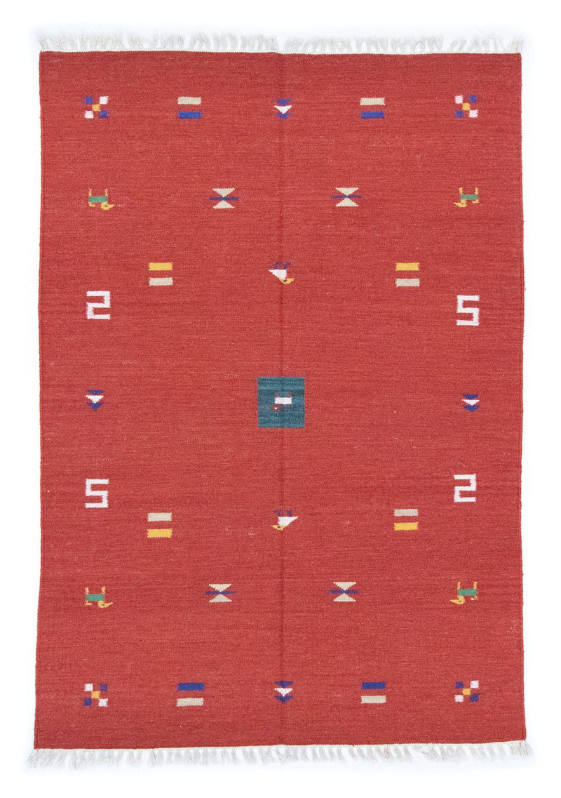 Moderne kilim Teppe 200x140cm - Ullteppe