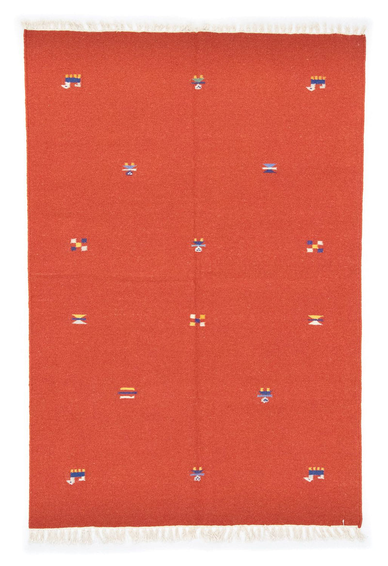 Moderne kilim Teppe 200x140cm - Ullteppe