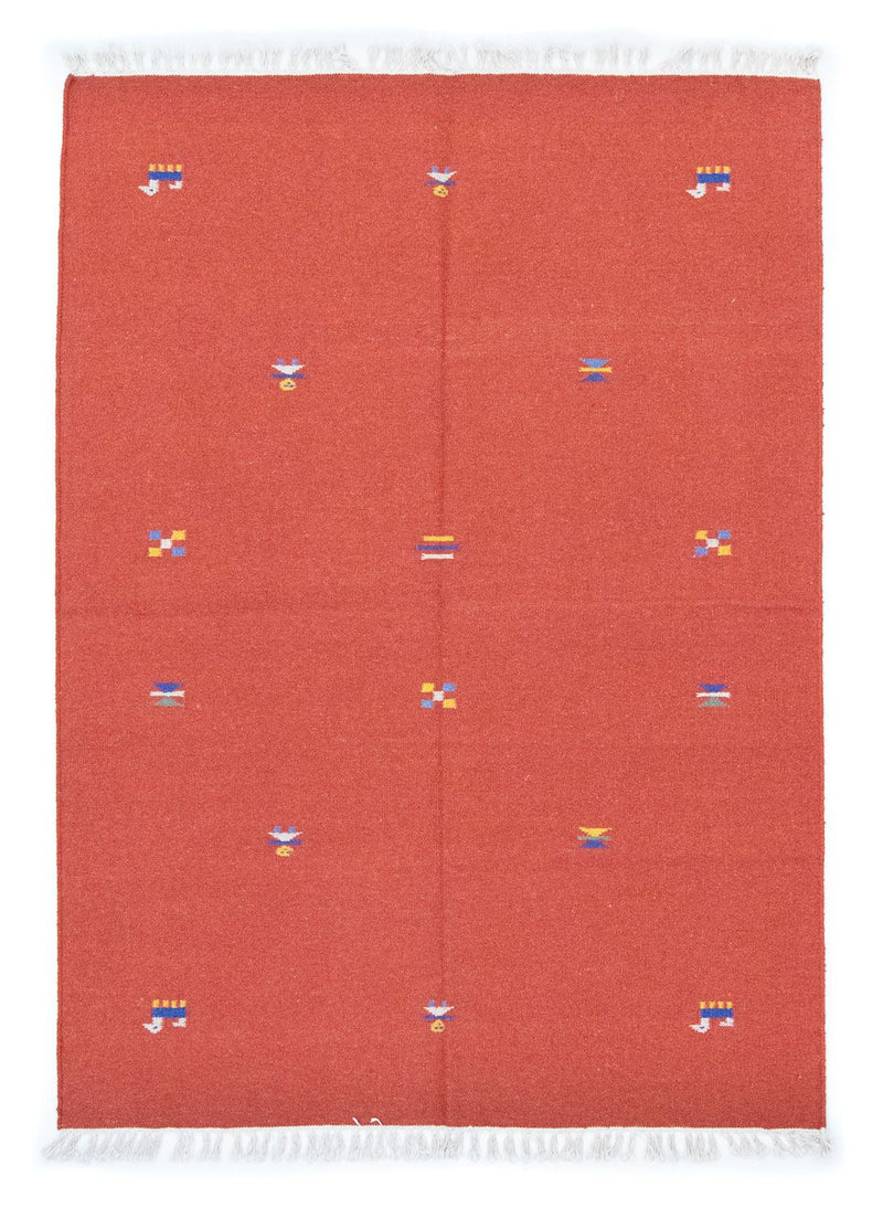 Moderne kilim Teppe 140x200cm - Ullteppe