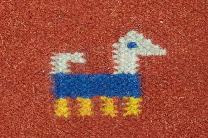 Moderne kilim Teppe 140x200cm - Ullteppe